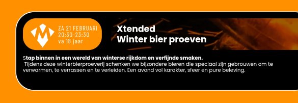 Xtended - Winterbier proeverij