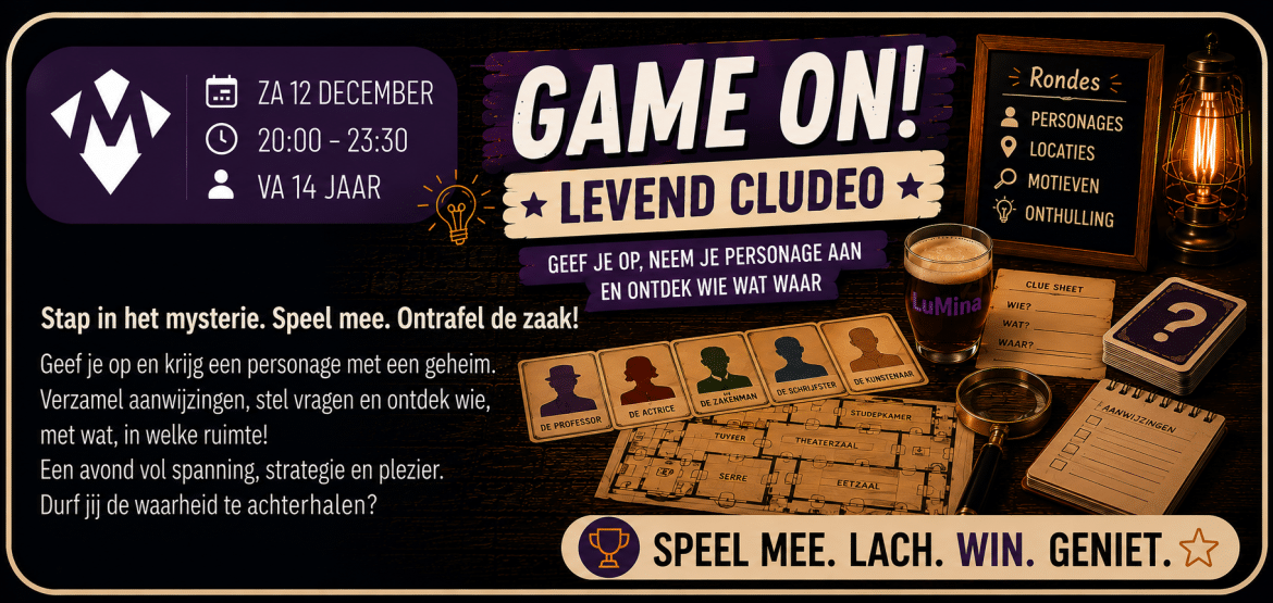 GameOn! Levend cluedo